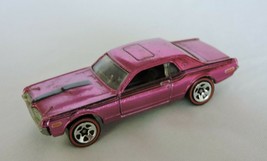 Hot Wheels Toy Car Diecast 1968 Cougar Purple Fuschia Open Windows 2001 ... - $9.99