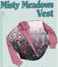 Misses Patchwork Quilting Misty Meadows Showstopping Vest Sew Pattern 4-22 - £7.85 GBP
