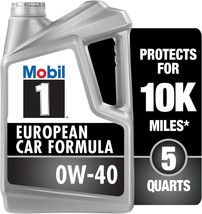 Mobil 1 FS European Car Formula Full Synthetic Motor Oil 0W-40, 5 Quart - £33.97 GBP