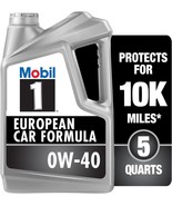 Mobil 1 FS European Car Formula Full Synthetic Motor Oil 0W-40, 5 Quart - $45.49