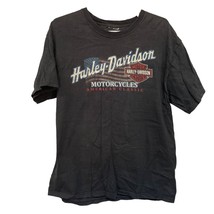 Harley Davidson T Shirt Bowling Green KY Flag American Classic Black Siz... - £15.13 GBP