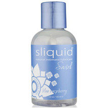 Sliquid Swirl Blue Raspberry Flavored Lubricant 4.2 oz. - £18.43 GBP