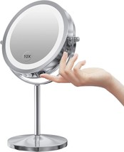 Gospire Led Makeup Mirror 1X/10X Magnifying With Touch, Silver-Dimmable Switch - £34.39 GBP