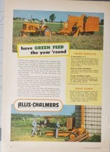 Allis Chalmers Silage Magazine Advertisement 1951 - £13.45 GBP