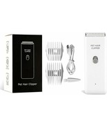 Dog Clippers,Quiet Washable Usb Rechargeable Cordless Dog Grooming Kit,E... - $35.99