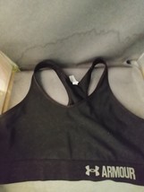 Womens Under Armour Compression Black Sports Bra size Large  - $10.00