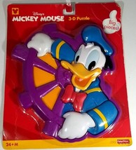 2000 3D Puzzle Disney Mickey Mouse Donald Duck Plastic 24+ Month Fisher ... - $29.69