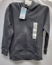 Toddler Boys'  5T Fleece Zip-up Hoodie Sweatshirt Charcoal Cat & Jack image 2