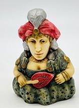 Harmony Ball Pot Bellys Queen of Sheba Historical Figurine 2002 Retired - $18.69