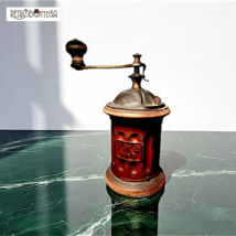 TRE SWADE Crank Coffee Grinder Early 900 Made in Italy Cylindrical Shape - $101.72