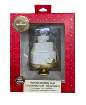 Hallmark Ornament 2020 Wedding Cake Slice Of Love Premium In Gift Box - £8.08 GBP