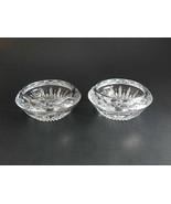 2 Princess House Candle Holder 3 Way Crystal Reversible Taper Votive Pil... - £15.44 GBP