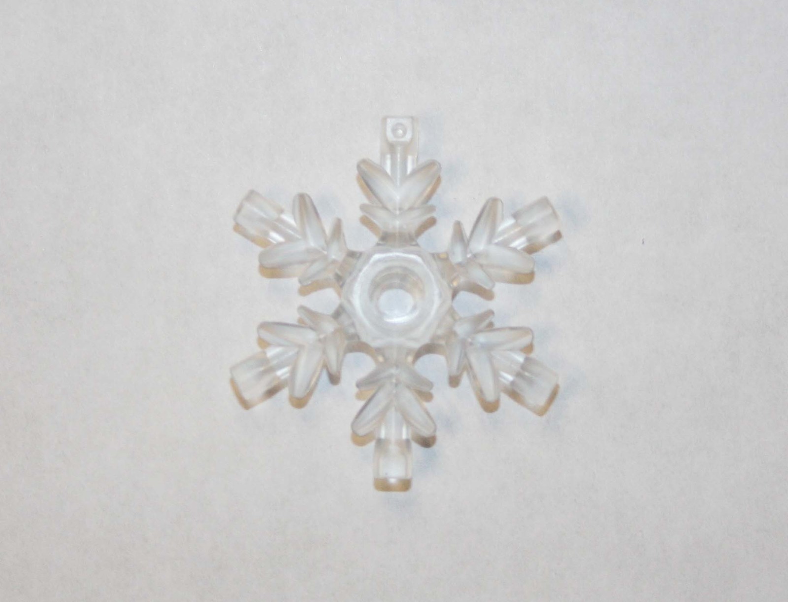 Minifigure Clear Ice Snowflake For Toys - $1.40
