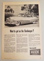 1952 Print Ad The Buick Riviera 2-Door Car Fireball 8 Engine - £11.83 GBP