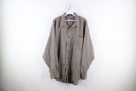 Vtg 90s Chaps Ralph Lauren Men 2XL Distressed Spell Out Houndstooth Butt... - $29.65