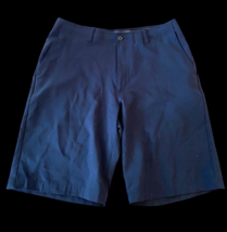 Ben Hogan Shorts Size 32 Mens Navy Blue Golf Tech Athletic Chino Stretch - $27.80