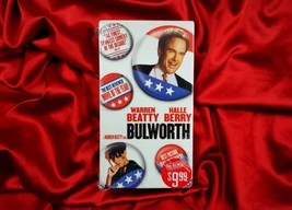 SEALED Bulworth VHS Blockbuster Vtg 1998 Halle Berry Warren Beatty READ - £7.78 GBP
