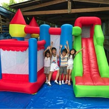 PVC Bounce House Trampoline Nylon Inflatable Jumping Bounce Slide Ball Pool Game