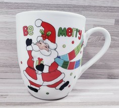 Fitz and Floyd &quot;Be Merry&quot; Christmas 10 oz. Coffee Mug Cup - £12.37 GBP