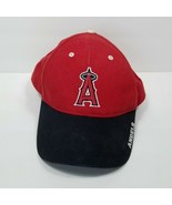 Los Angelas Anaheim Angels MLB Baseball Hat Cap Youth Adjustible Red Emb... - £13.38 GBP