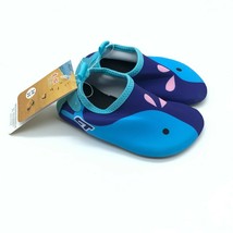 Cituo Baby Boys Girls Water Shoes Slip On Fabric Whale Blue 24/25 US 6/7 - $9.74