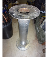 Pompanette/Lee Rocket Launcher/chair bronze nickel plate Pedestal 4&quot;OD, ... - $1,354.01 CAD