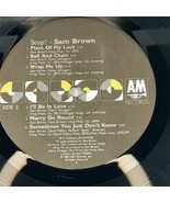 Stop! by Sam Brown Vinyl Record Album Promotional Copy Vintage 1988 - £13.87 GBP