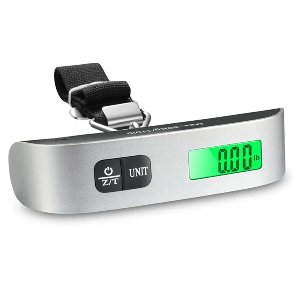Sporting LCD Digital Luggage Scale Portable 50kg 10g Suitcase Scale Handled Trav - £18.44 GBP
