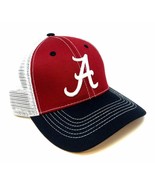 Alabama Crimson Tide Eliminator Curved Bill Mesh Trucker Snapback Hat - £17.19 GBP