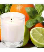 Lime Basil Mandarin Scented Votive Candles Choose Your Colour Hand Poured - $39.71 CAD+