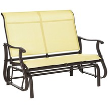 Outsunny 2-Person Outdoor Patio Glider Bench Loveseat Rocker - €159,79 EUR