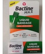 Bactine MAX Liquid Bandage No Sting 0.3 oz each Exp 03/26 - $11.29
