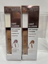 (2) ￼ Medium Honey M3–4 Flower Light Illusion Full Coverage Concealer Contour - £5.48 GBP