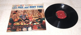 Les Paul &amp; Mary Ford Lovers Luau Columbia Vintage Vinyl Record - £4.54 GBP