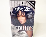 Schwarzkopf Got2b Metallics Hair Dye Color Kit #M66 BLUE CHARCOAL - $9.45