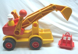 Vintage Fisher-Price BACK HOE TRUCK Construction Vehicle Digger Sandbox ... - $635.23 MXN