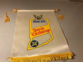 Lions Club Indiana Md25 Youth Exchange Banner Flag 10 x 8 inches - £19.60 GBP