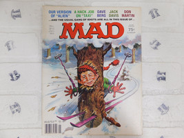 Vintage January 1980 MAD Magazine No. 212 - Skiing Into Tree - £7.82 GBP