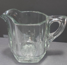 vintage early American pressed glass prism coffee creamer - £7.10 GBP