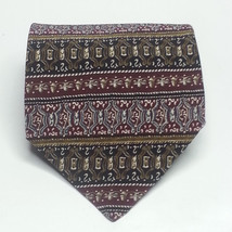 Corporate Cravats Men Dress Silk Tie 4&quot; wide 59&quot; long USA Multi Color Microprint - £9.51 GBP