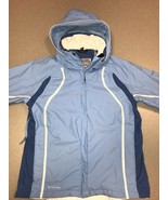 Columbia Titanium Jacket Blue Tech Interchange Full Zip Rain Coat Shell ... - £27.29 GBP