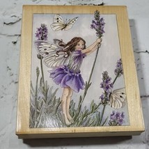 Stamps Happen &quot;Lavender Flower Fairy&quot; Garden Rubber Stamp 90021 Cicely M... - £15.54 GBP