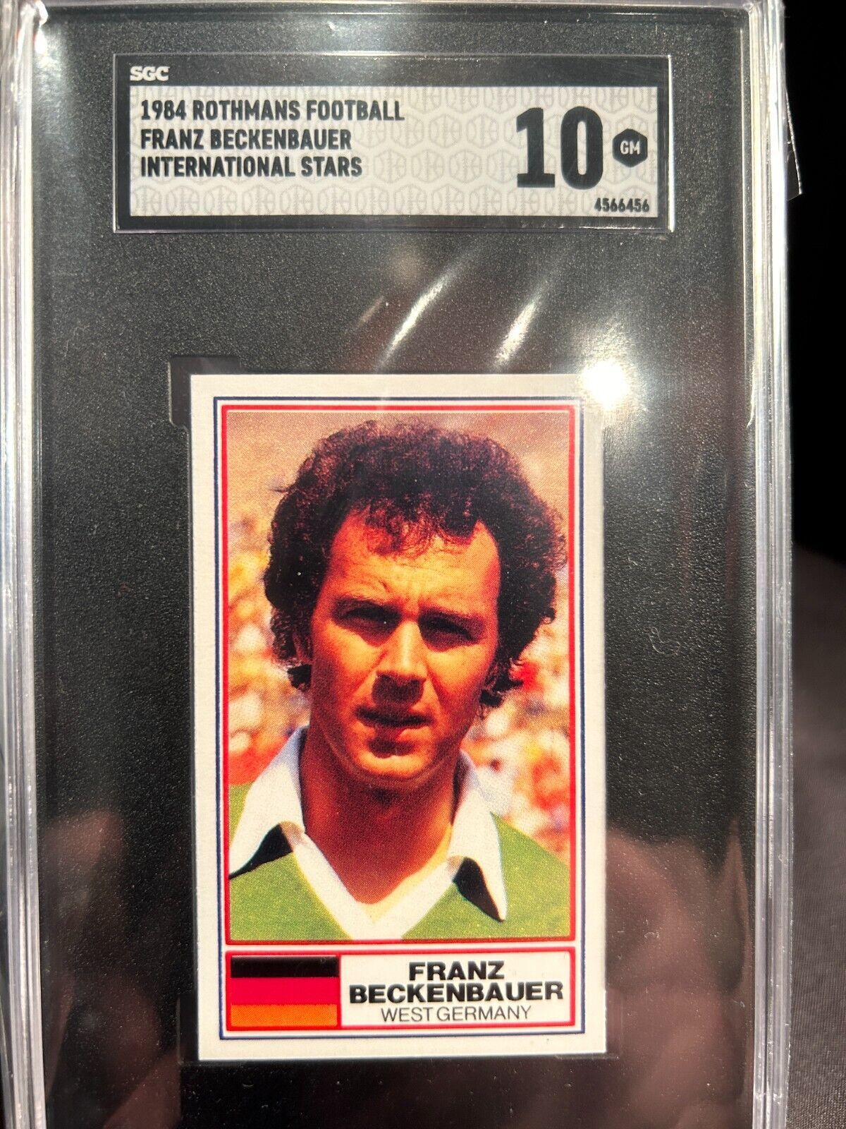 1984 Rothmans Football International Stars Franz Beckenbauer SGC 10 - $210.00
