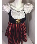 Halloween Girls Castume Size Small Multiple Colors Striped Cuffed Arms B... - £24.63 GBP