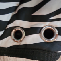 Zebra Saddle Bags Nylon Lined USED image 4