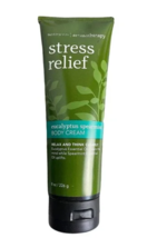 Bath &amp; Body Works Aromatherapy Stress Relief Eucalyptus Spearmint Body Cream 8oz - £26.68 GBP