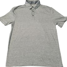 G.H. Bass &amp; CO Gray Stretch Polo Short Sleeve Pull Over Size Small Mens - £12.15 GBP