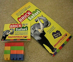 Brick Safari Lego Blocks Brookfield Zoo Life Size Animal Sculpture Promo Legos - £10.78 GBP