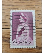 Canada Stamp Queen Elizabeth II 5c Used Royal Visit - $1.99