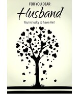 For You Dear Husband You&#39;re Lucky To Have Me - Valentines Greeting Card ... - $51.04 MXN